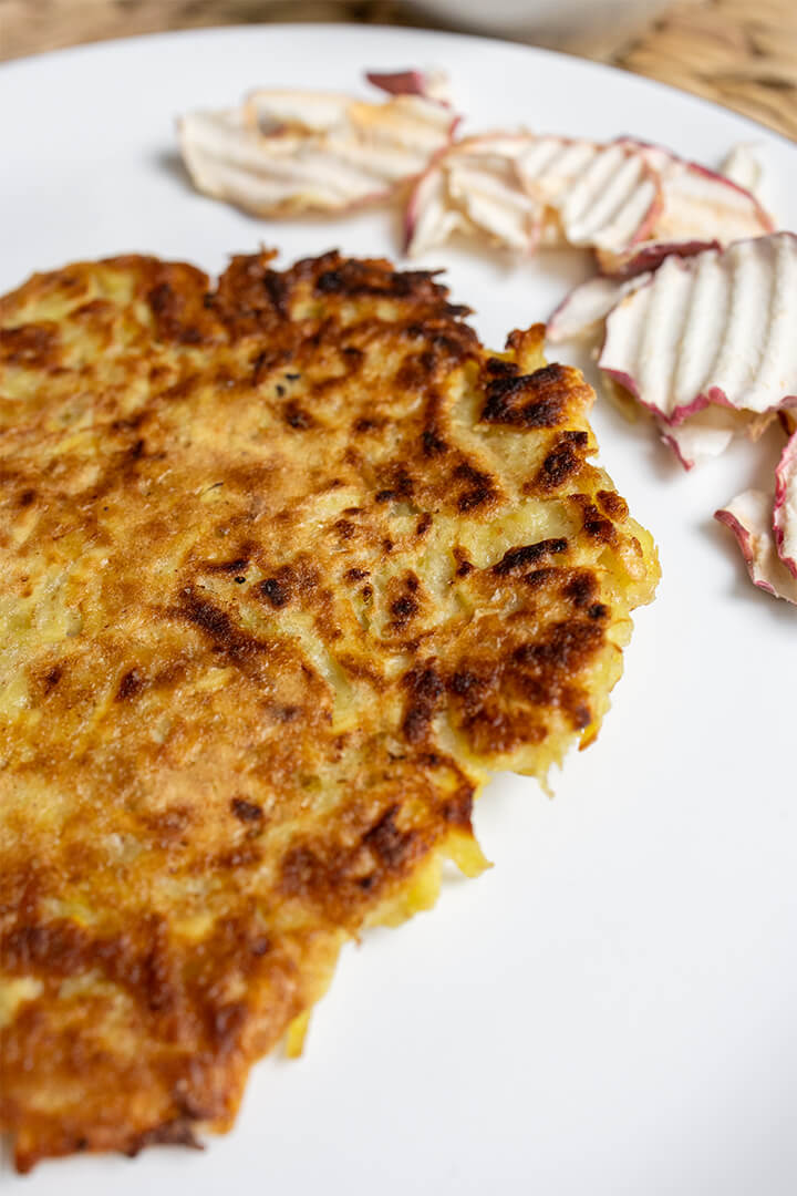 Kartoffelpuffer mit Apfelmus